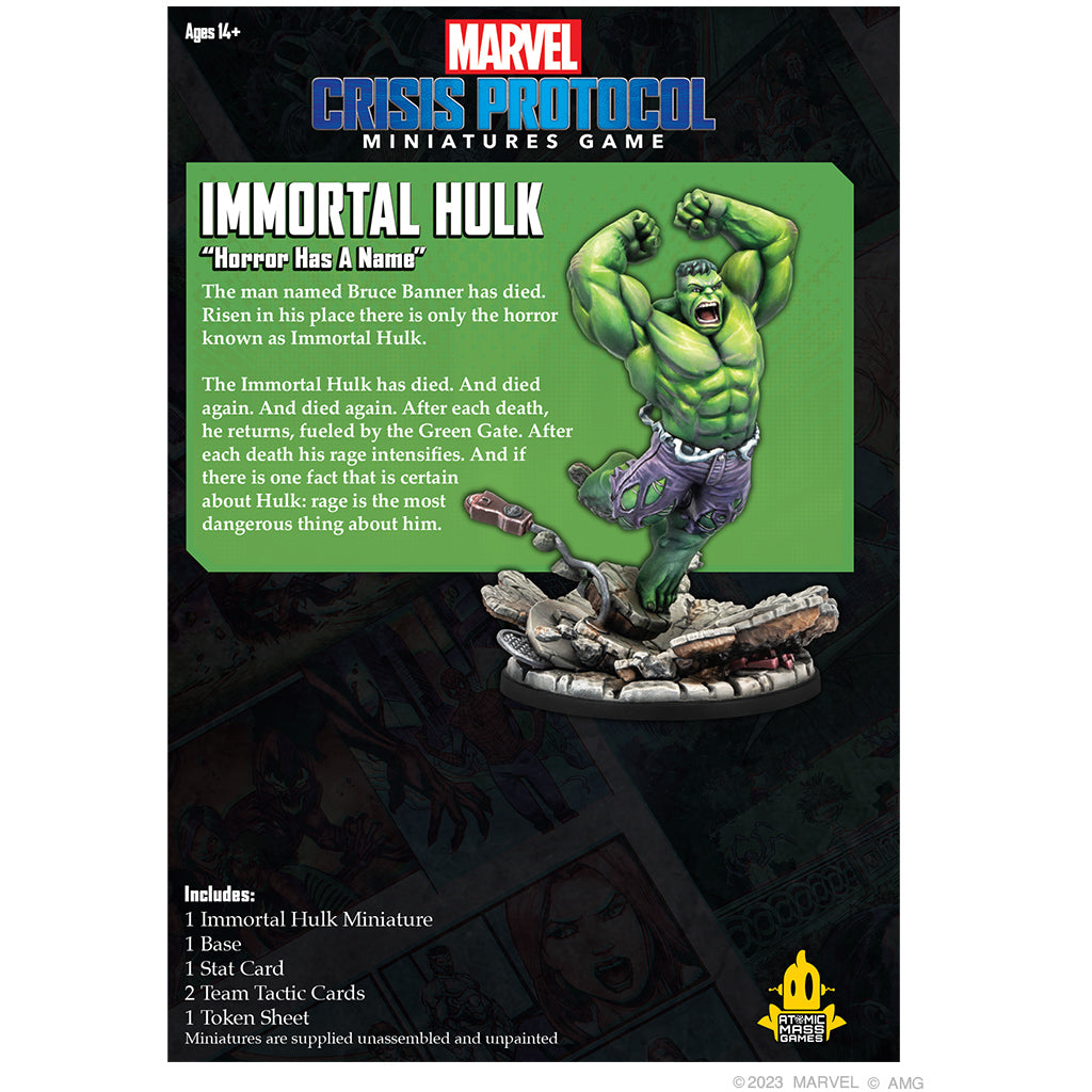 Marvel Crisis Protocol : Immortal Hulk Character Pack